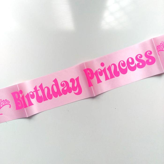 Sash Birthday Princess