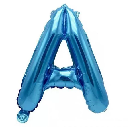 Blue Letter Foil Balloon, 40 cm