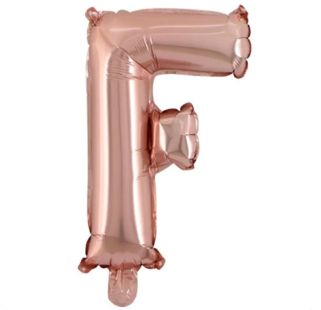Rose Gold Letter Foil Balloon, 40 cm