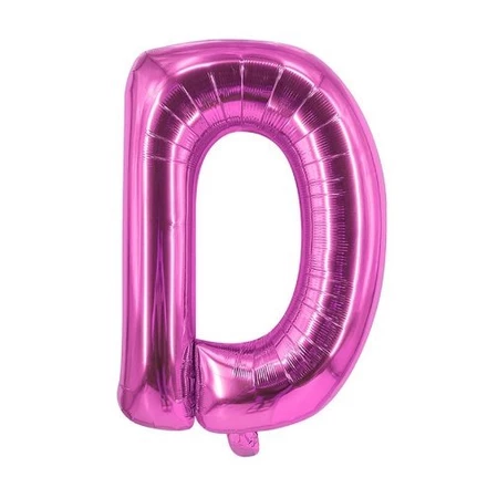 Fuschia Letter Foil Balloon, 40 cm