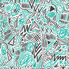 Green Abstract Wrapping Paper, Small