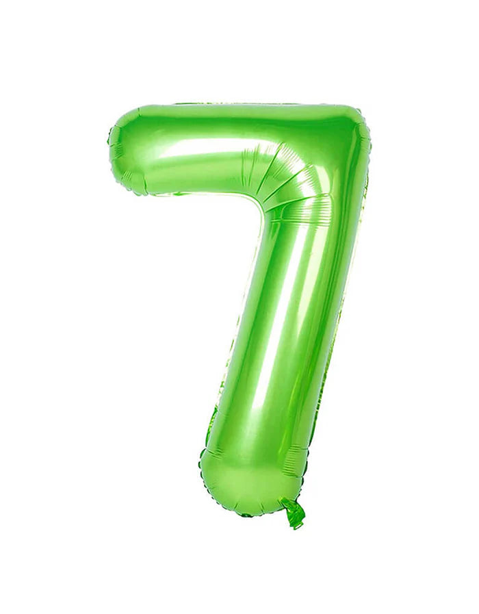 Green Number Foil Balloon, 80 cm