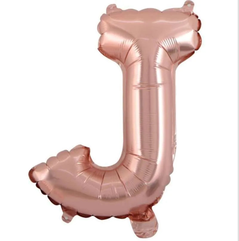 Rose Gold Letter Foil Balloon, 40 cm