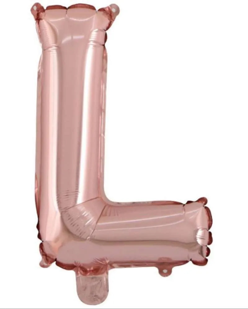 Rose Gold Letter Foil Balloon, 40 cm