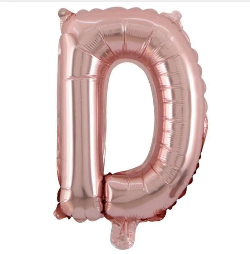 Rose Gold Letter Foil Balloon, 40 cm