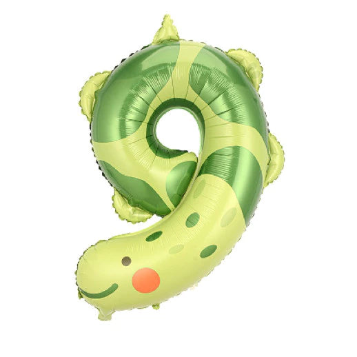 Animal Number Foil Balloons, 100 cm