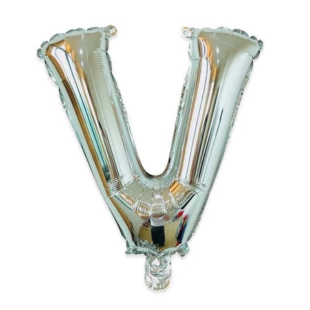 Silver Letter Foil Balloon, 40 cm