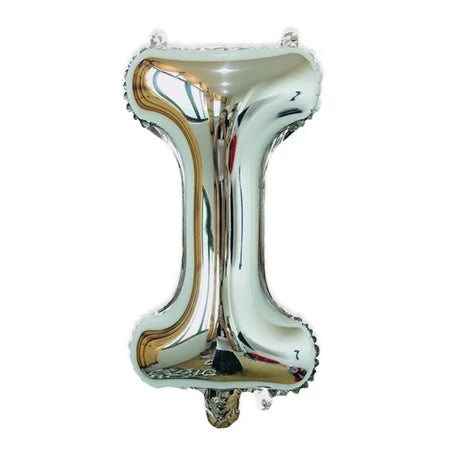 Silver Letter Foil Balloon, 40 cm