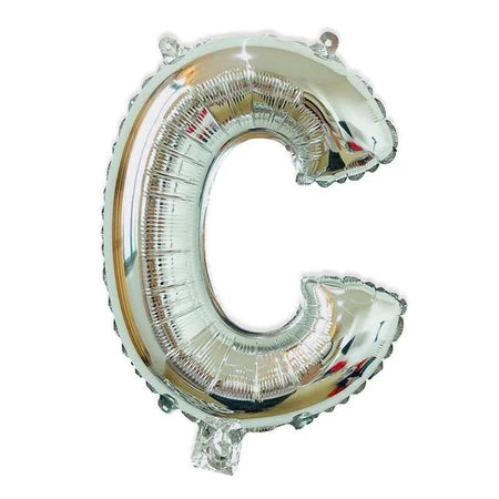 Silver Letter Foil Balloon, 40 cm