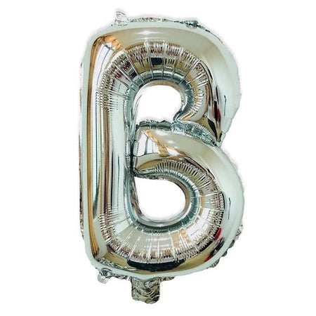 Silver Letter Foil Balloon, 40 cm