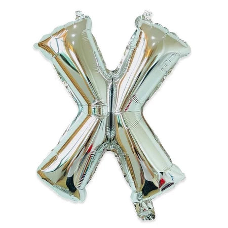 Silver Letter Foil Balloon, 40 cm